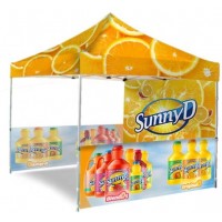 Custom Design Folding Tents hexagon frame hot sale 10x20 Pop Up Canopy Tent Market advertising outdoor Gazebo