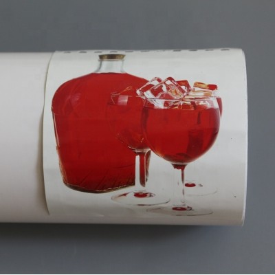 100micron China Wholesale Self Adhesive Vinyl Rolls Sticker Roll For Solvent Ink