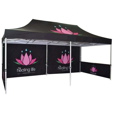 Custom Low MOQ 3x6m Outdoor Design Pop Up Gazebo Canopy Folding Tent With Custom Logo for Events